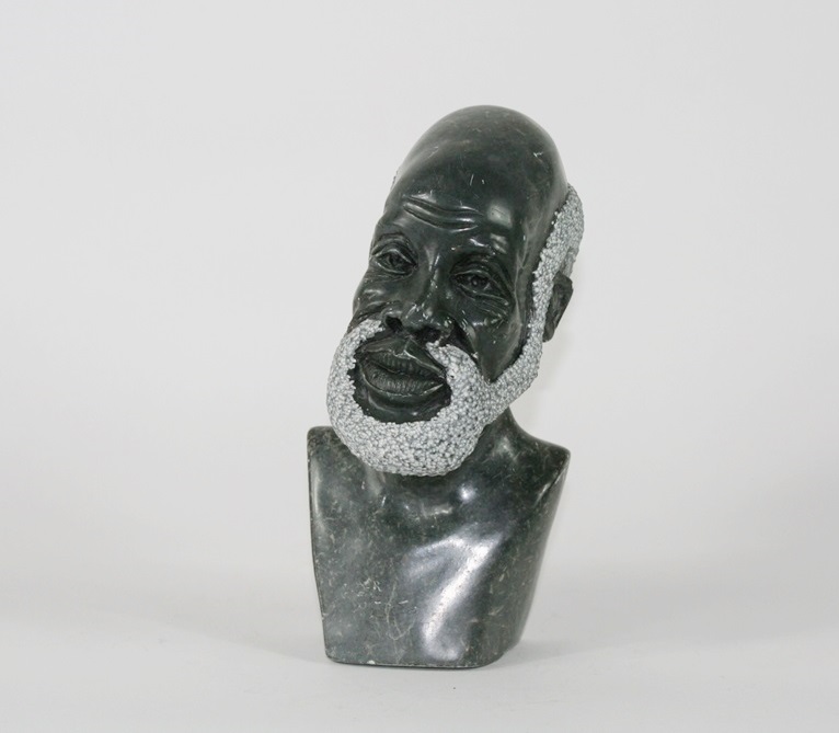 HandCarved Soapstone Tanzanian Wise Man EBTH